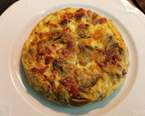 Foto del paso 4 de la receta: Tortilla de Alcachofas con Jamón Ibérico
