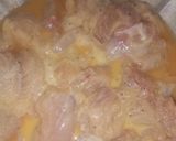A picture of step 1 of Honey garlic Chicken.