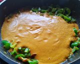 A picture of step 4 of Paneer Capsicum Sabji.