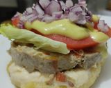 Foto del paso 9 de la receta: Arepa rellena de fiambre de pollo casero🫓🥙🥯