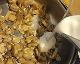 Foto del paso 3 de la receta Espaguetis con champiñones en salsa de anacardos
