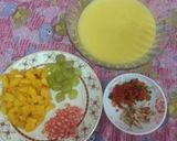 A picture of step 4 of Mixed fruit custard.