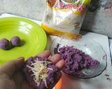 Foto langkah ke 3 dari resep Moci panggang ubi ungu.