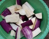 Foto langkah ke 1 dari resep Sambal terong dan pete.