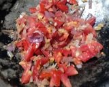 A picture of step 2 of Masala Pasta.
