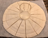 Foto del paso 7 de la receta: Estrella de hojaldre rellena de cabello de ángel, sin gluten