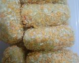 Foto langkah ke 7 dari resep Kroket keju sayur (pakai tepung kentang).
