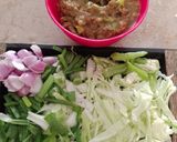 A picture of step 2 of Chicken Boti Rolls.