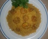 A picture of step 5 of Simple and tasty prawn rice.