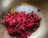 A picture of step 4 of Beetroot Shrikhand in Malpua.