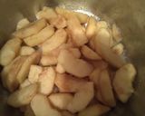 A picture of step 1 of Apple cake.