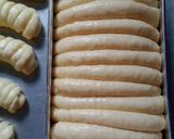 Foto langkah ke 6 dari resep Roti Sisir Wijen (sponge & dough methode).