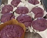 Foto langkah ke 10 dari resep Bolu Ubi Ungu Kukus.