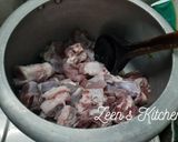 A picture of step 1 of Hyderabadi Mutton Fry.