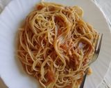 A picture of step 8 of Fried spaghetti.