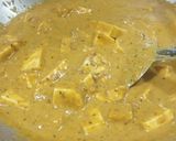 A picture of step 5 of Shahi Paneer.
