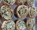 Foto del paso 3 de la receta: Champiñones rellenos de atún y espinacas