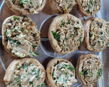 Foto del paso 3 de la receta: Champiñones rellenos de atún y espinacas