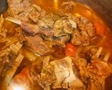 A picture of step 2 of Gobi Gosht.