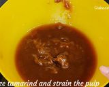 A picture of step 1 of Tamarind chutney meethi gud imli ki chutney.