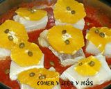 Foto del paso 3 de la receta Bacalao con naranjas y alcaparras