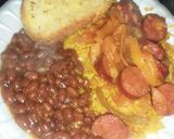 A picture of step 3 of Easy Sausage and potato stir fry.