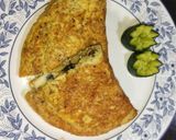 A picture of step 10 of Fluffy Cheese Omelette With Black olives 😋🥚🍽️.