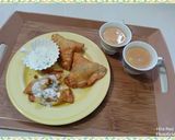 A picture of step 3 of #Aloo_k_SAMOSA..!! #RamadanKiTayari.