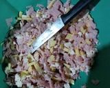 Foto del paso 2 de la receta: Canastas de queso, Jamón y pollo 👌😋😋