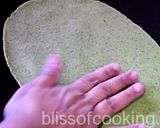 A picture of step 3 of Spinach and BeetRoot Sticks.