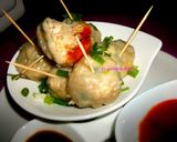 Une image de l'étape 1 de Boulettes de viande (poulet) à la Chinoise, cuit à la vapeur.