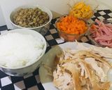 Foto del paso 1 de la receta: Ensalada con Pechuga de Pavo, lentenjas, arroz!🍚🍽👌