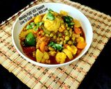A picture of step 4 of Aloo Matar Gobhi Sabzi.