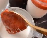รูปขั้นตอนการทำที่ 7 ของ พานาคอตต้า ซอส สตรอว์เบอร์รี่ Panna cotta keto คีโต
