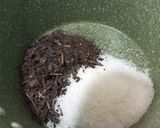 Foto langkah ke 4 dari resep Roasted Tea Milk Jelly Kurma.