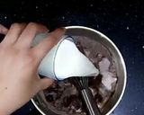 Une image de l'étape 1 de Crème dessert chocolat liégeois.