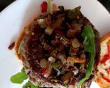 A picture of step 3 of My Chilli, Salt & Peppered Beef Burger in a Bun. 😉.