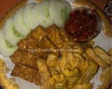 Foto langkah ke 6 dari resep Tempe Tahu Goreng + Sambal Goang.