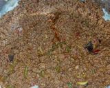 A picture of step 6 of Qeema biryani.