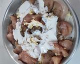 A picture of step 2 of Chicken Malai Tikka.