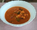 A picture of step 4 of Chilli paneer.