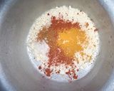 A picture of step 2 of Kele ke bhajiye.