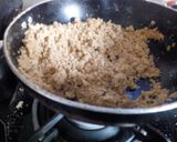 A picture of step 2 of Gond pak burfi.