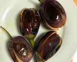 Eggplant Paturi (Eggplants cooked in Banana Leaf - Bengali Fusion Style) recipe step 3 photo