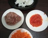 Foto langkah ke 1 dari resep Nasi daging oven.