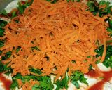 Foto del paso 4 de la receta: Pizza individual de perejil y zanahoria 🍕☘️🥕