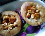 A picture of step 3 of Paneer masala kachori.