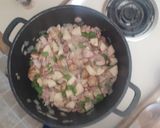 A picture of step 3 of Seafood Chowder.