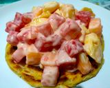 Foto langkah ke 3 dari resep Roti Maryam Salad Buah ala Chef Muhammad.