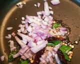 A picture of step 3 of Idli Upma.